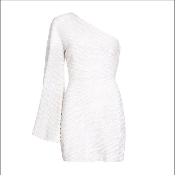 Retrofete White Sparkle Dress - Picture 5 of 9